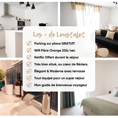 Loustalot - Lumineux 3 - Parking Gratuit Apartment Béziers