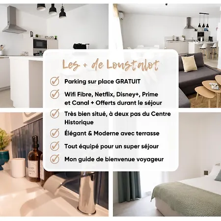 Loustalot - Lumineux 3 - Parking Gratuit Béziers