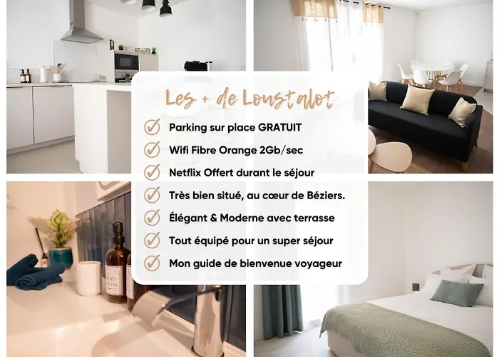 Loustalot - Lumineux 3 - Parking Gratuit Appartement Béziers